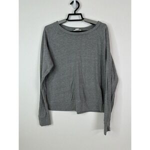 Forever 21 Top Womens Medium Long Sleeve  T-shirt Pullover Lightweight Gray‎